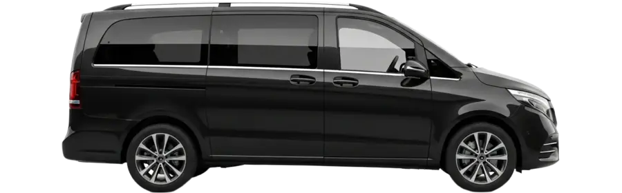Taxi-Kleinbus für 7 Fahrgäste, Gruppen und Familien